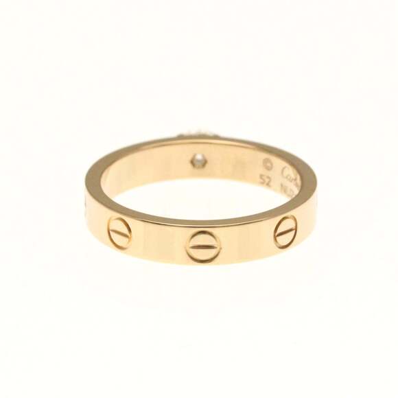 CARTIER 18k Gold Diamond Love Ring - Picture 3 of 10
